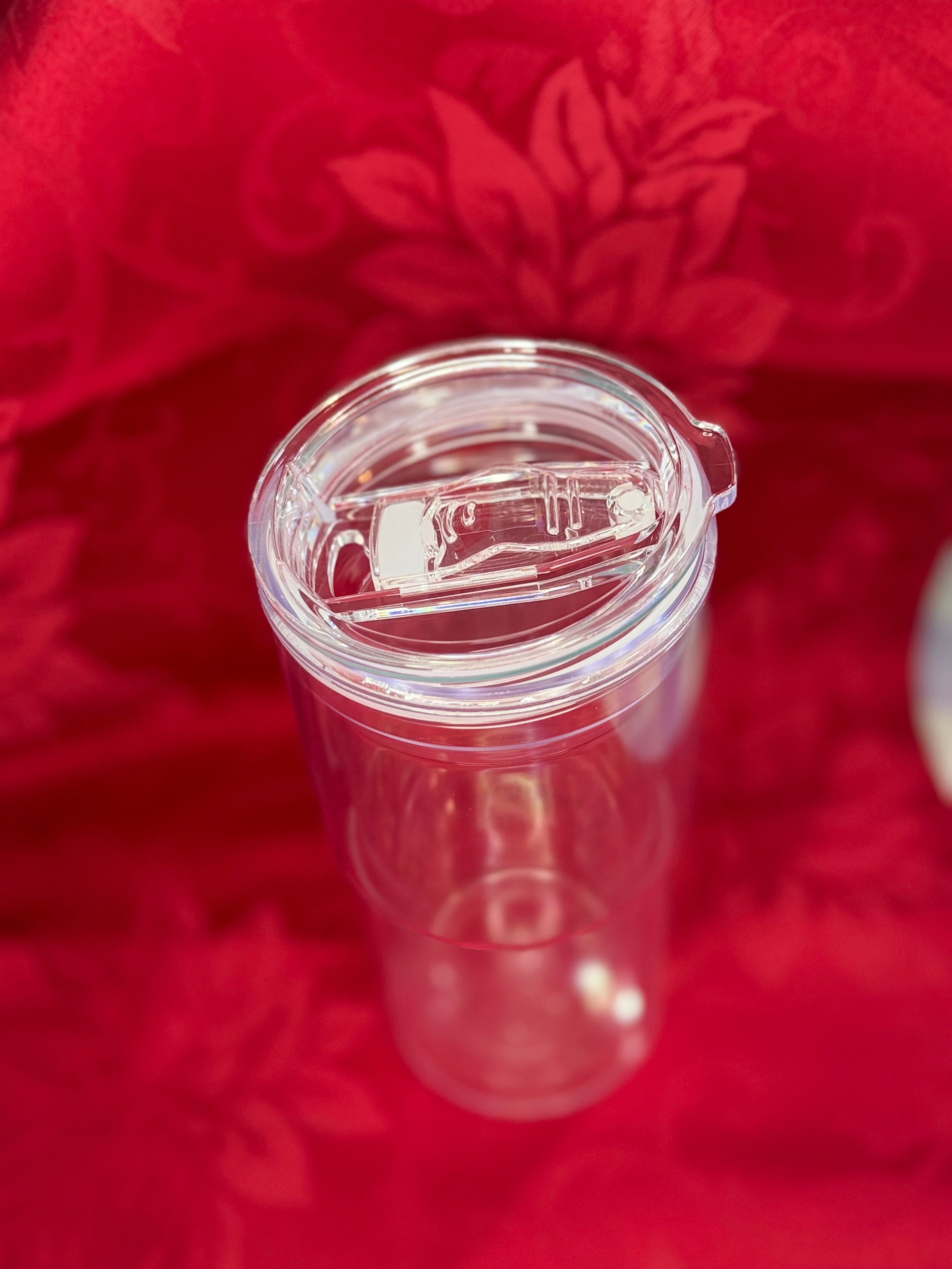 18 oz blank snow globe cup