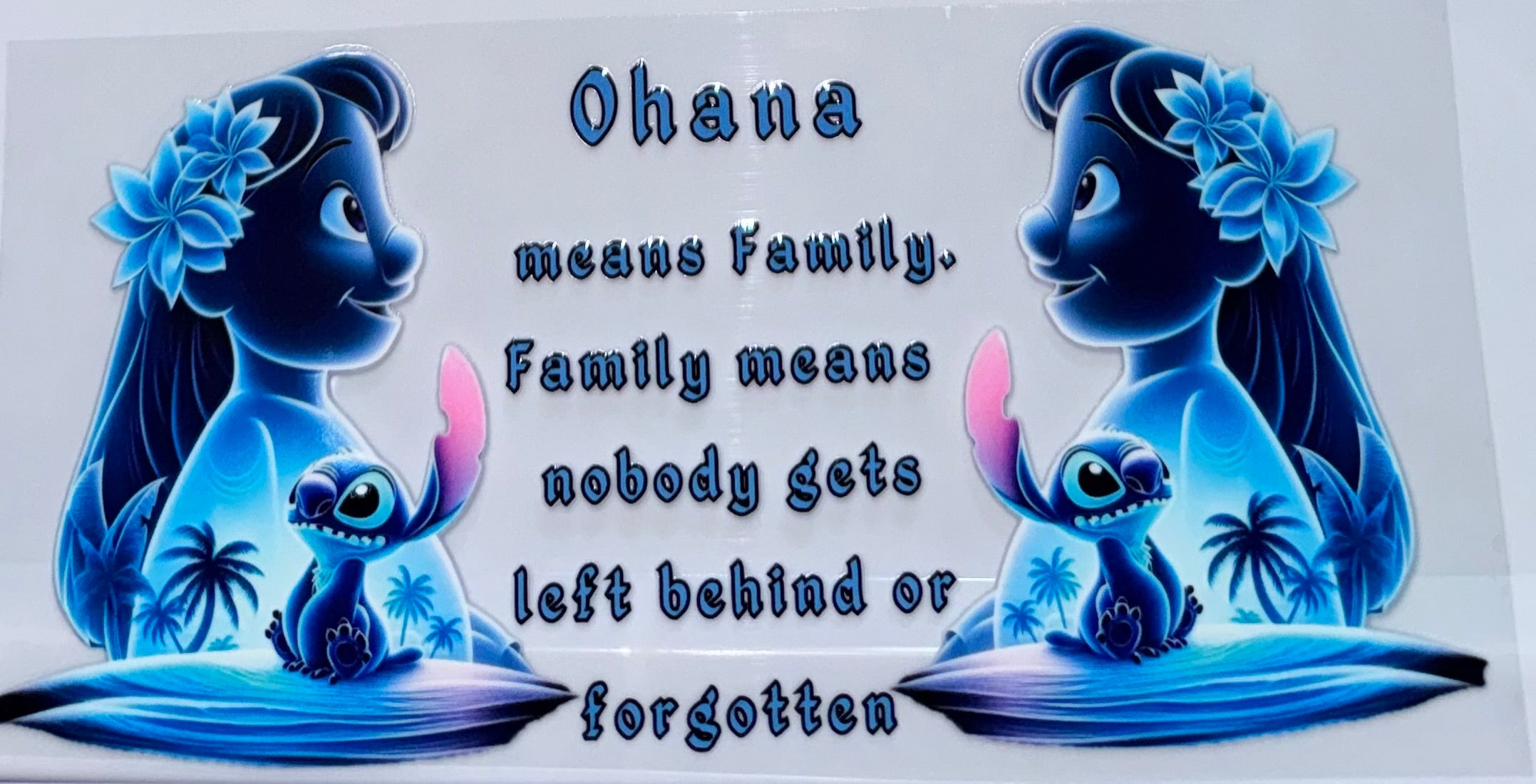 Ohana means Family wrap