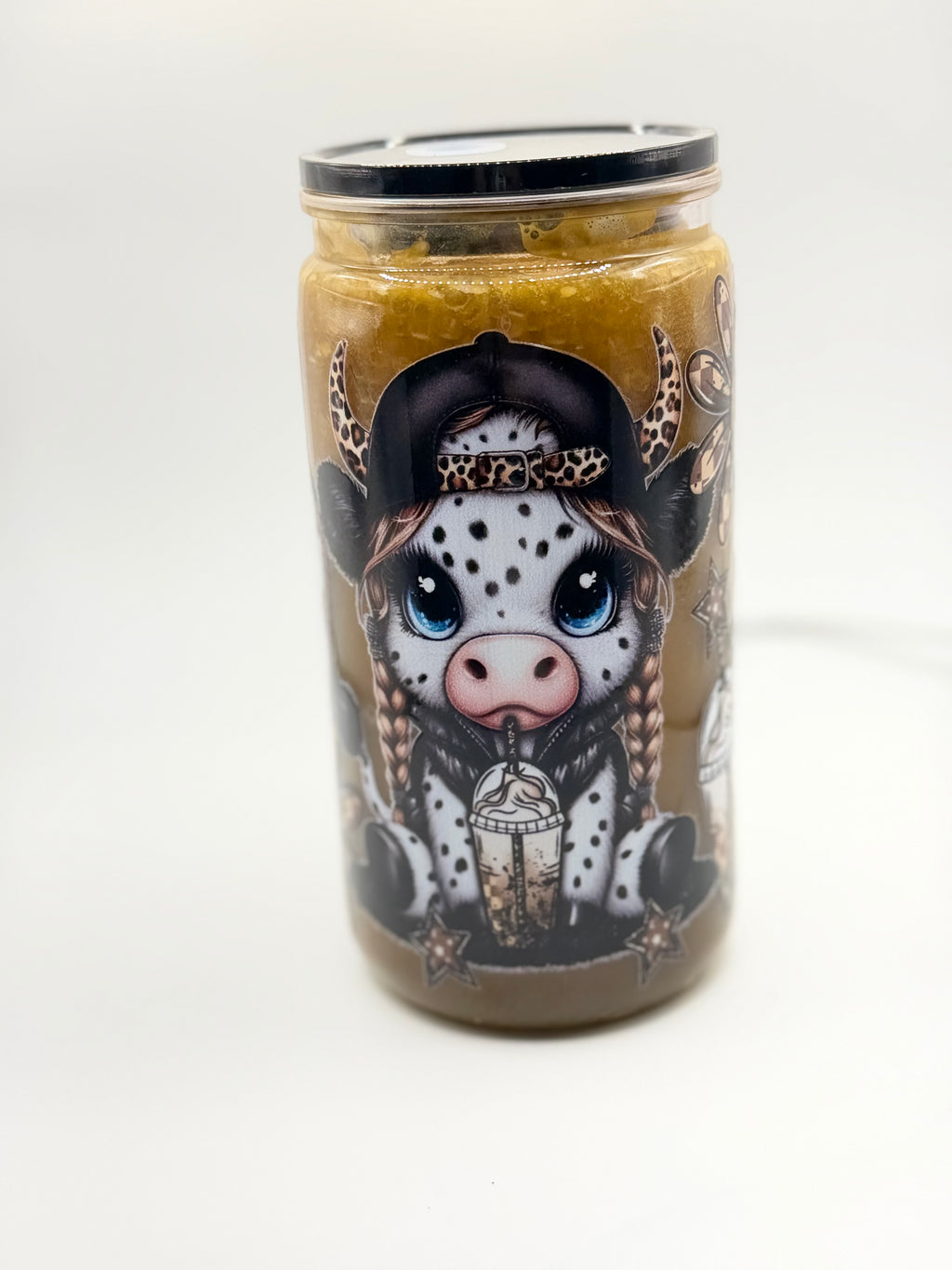 16 oz Bad Vibes Don’t Go With My Coffee snow globe cup