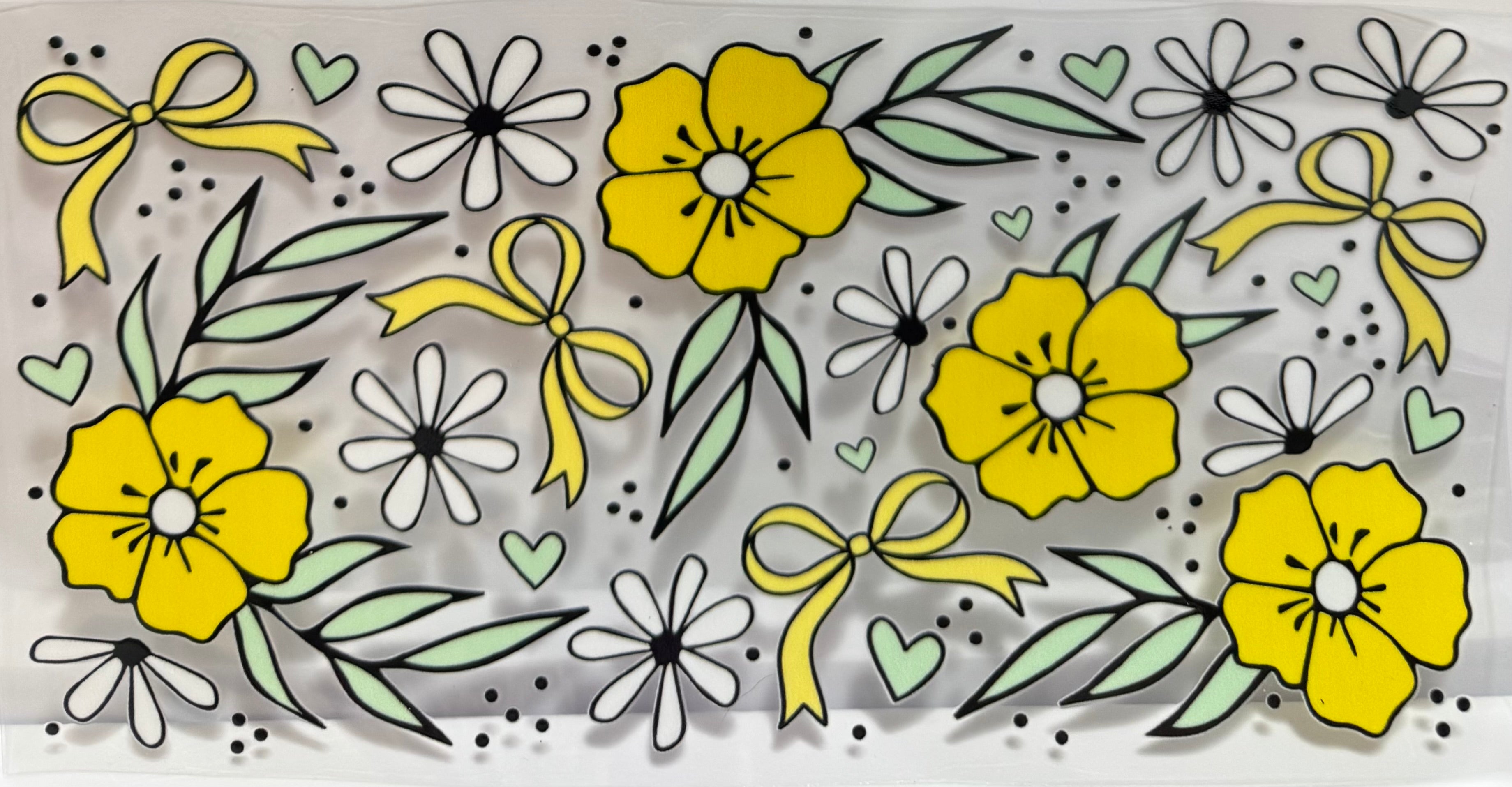 Yellow Flowers Wrap
