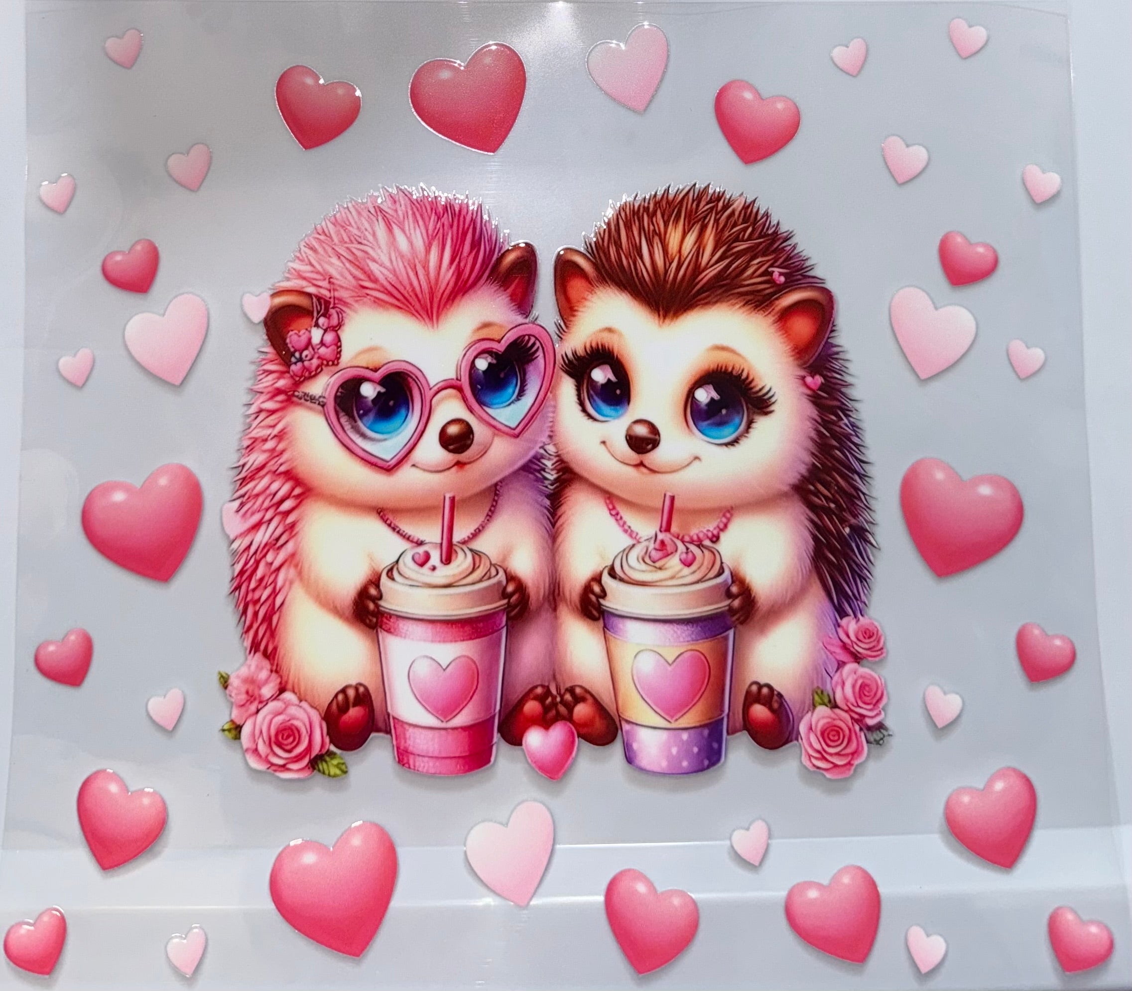 Valentines Hedge Hogs wrap