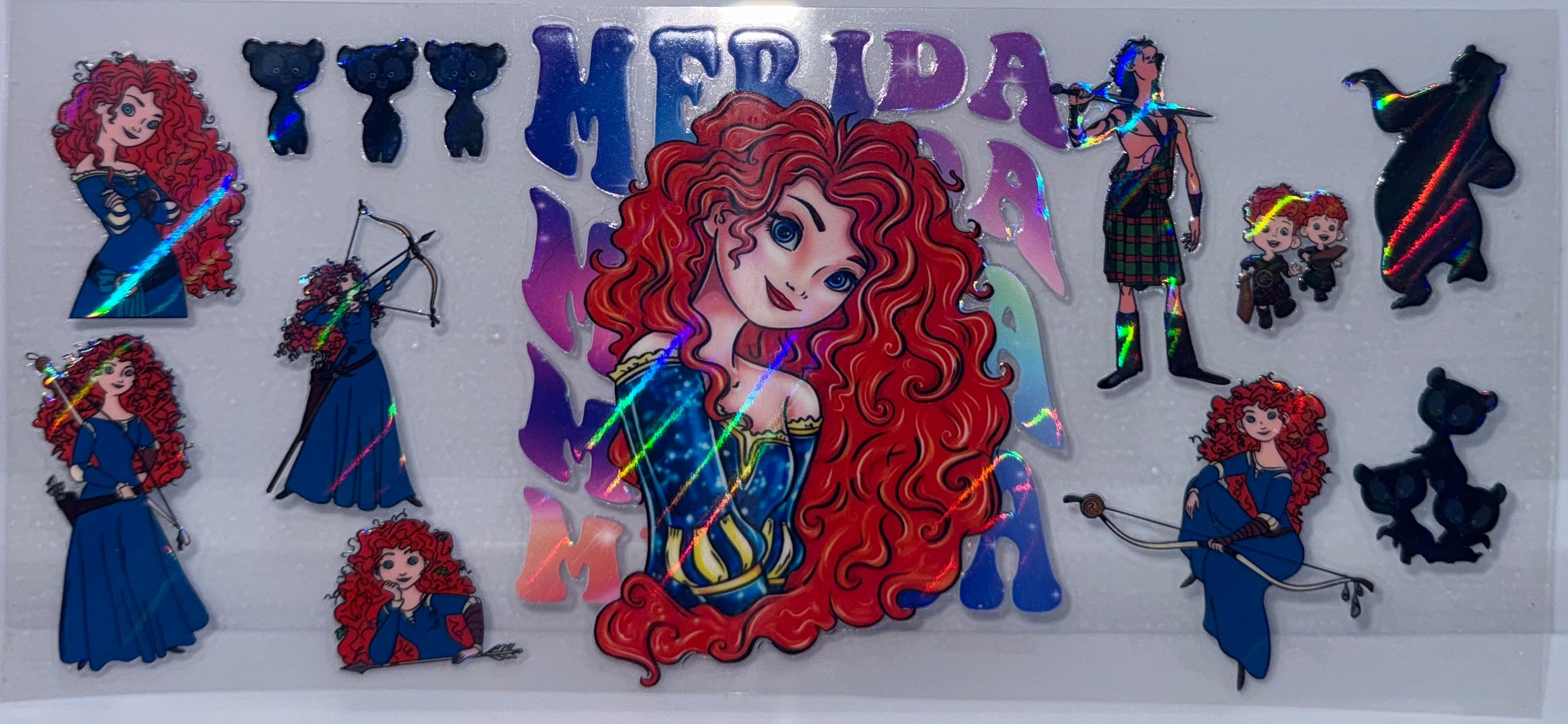 Mer-ida holographic wrap