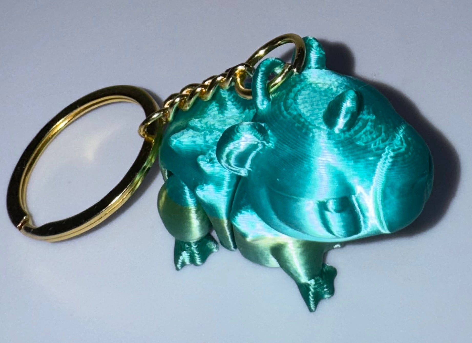 3D Capybara Keychain Multi color