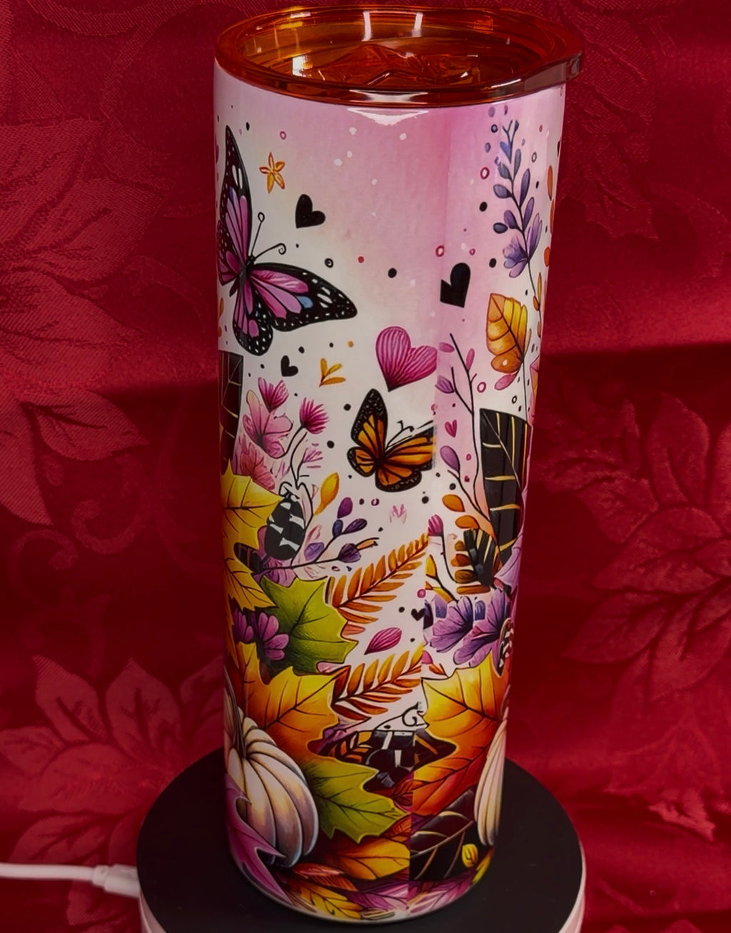 Thankful Grateful Blessed Stainless tumbler