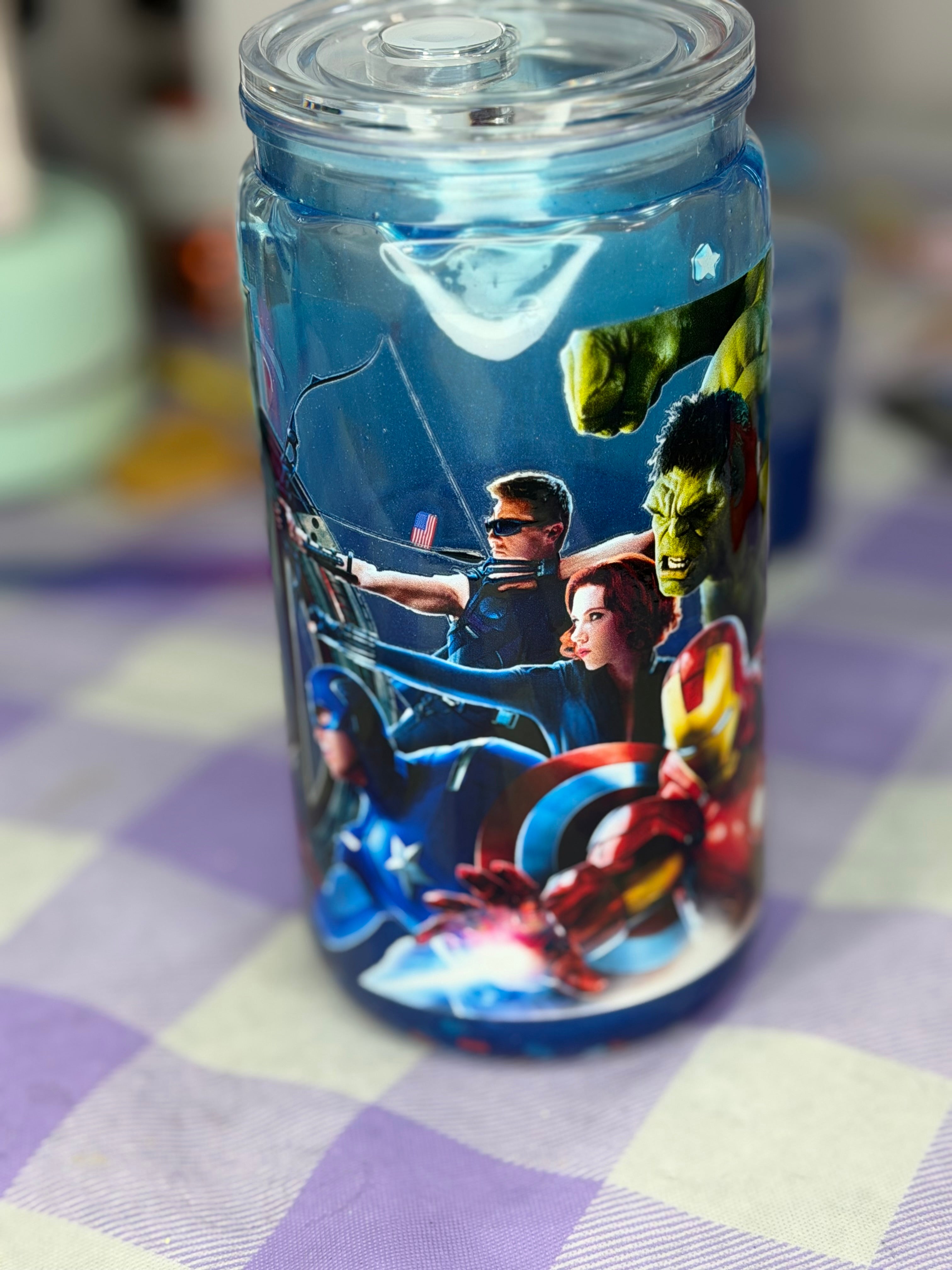 16 oz Avengers lava cup