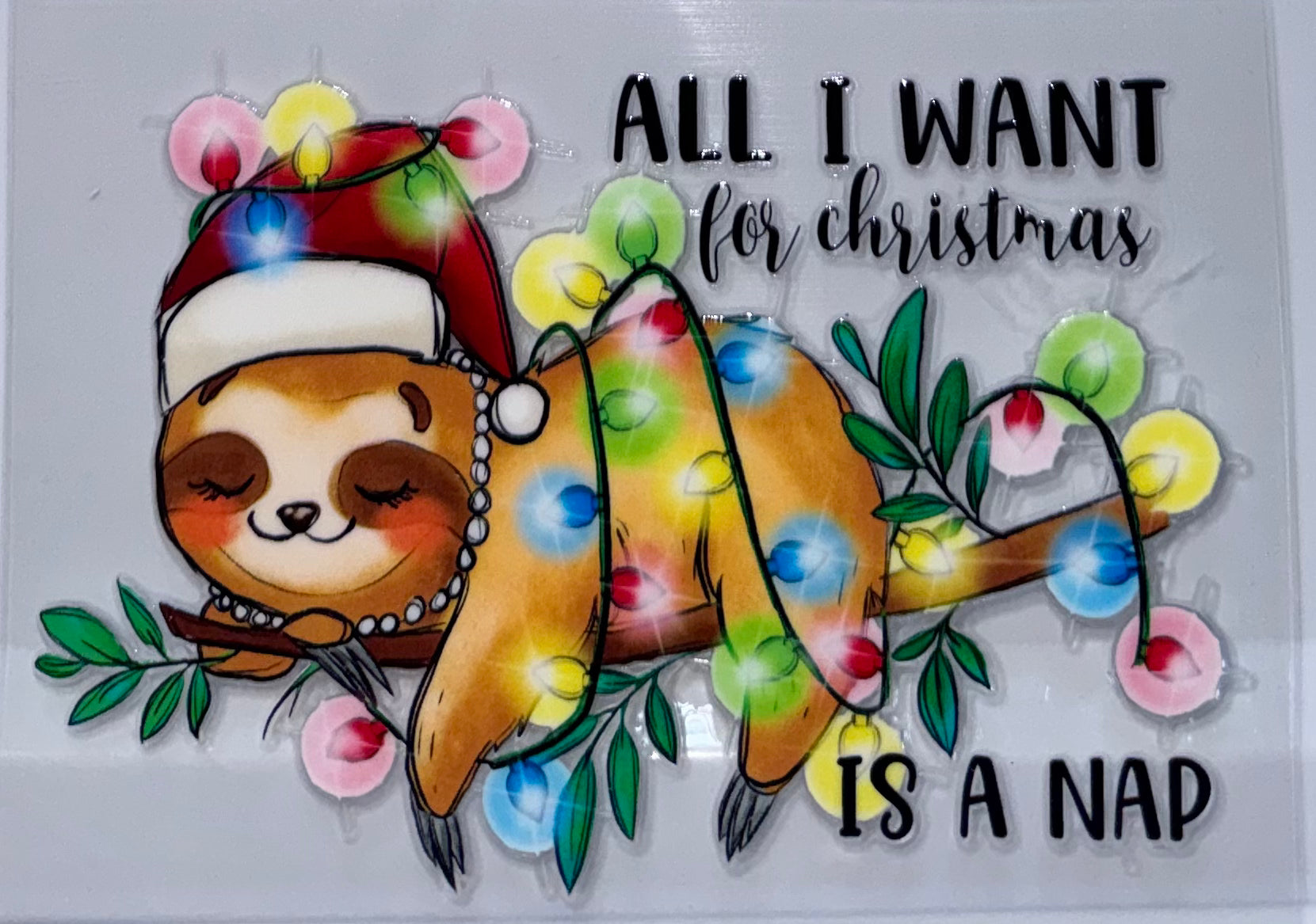 All I want decal