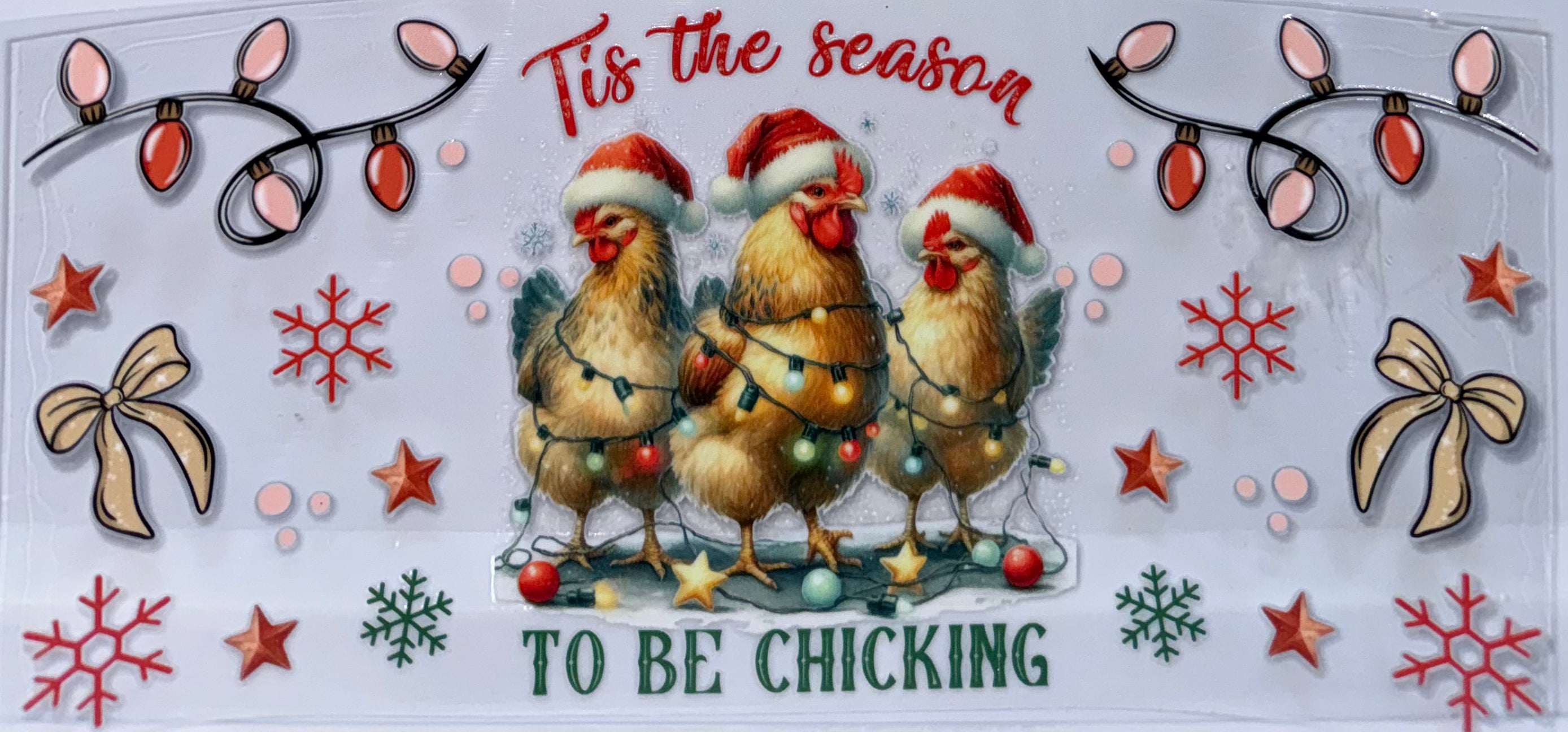Christmas chicken wrap