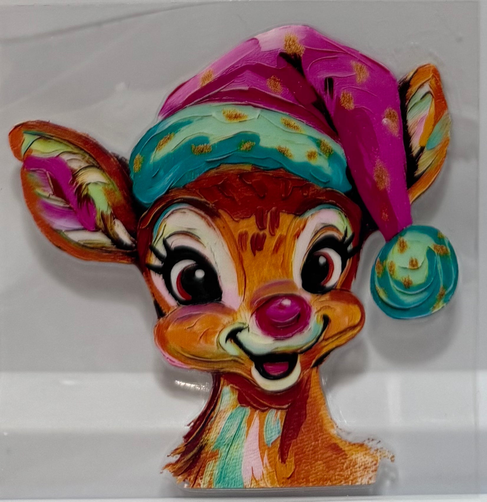 Cute reindeer decal