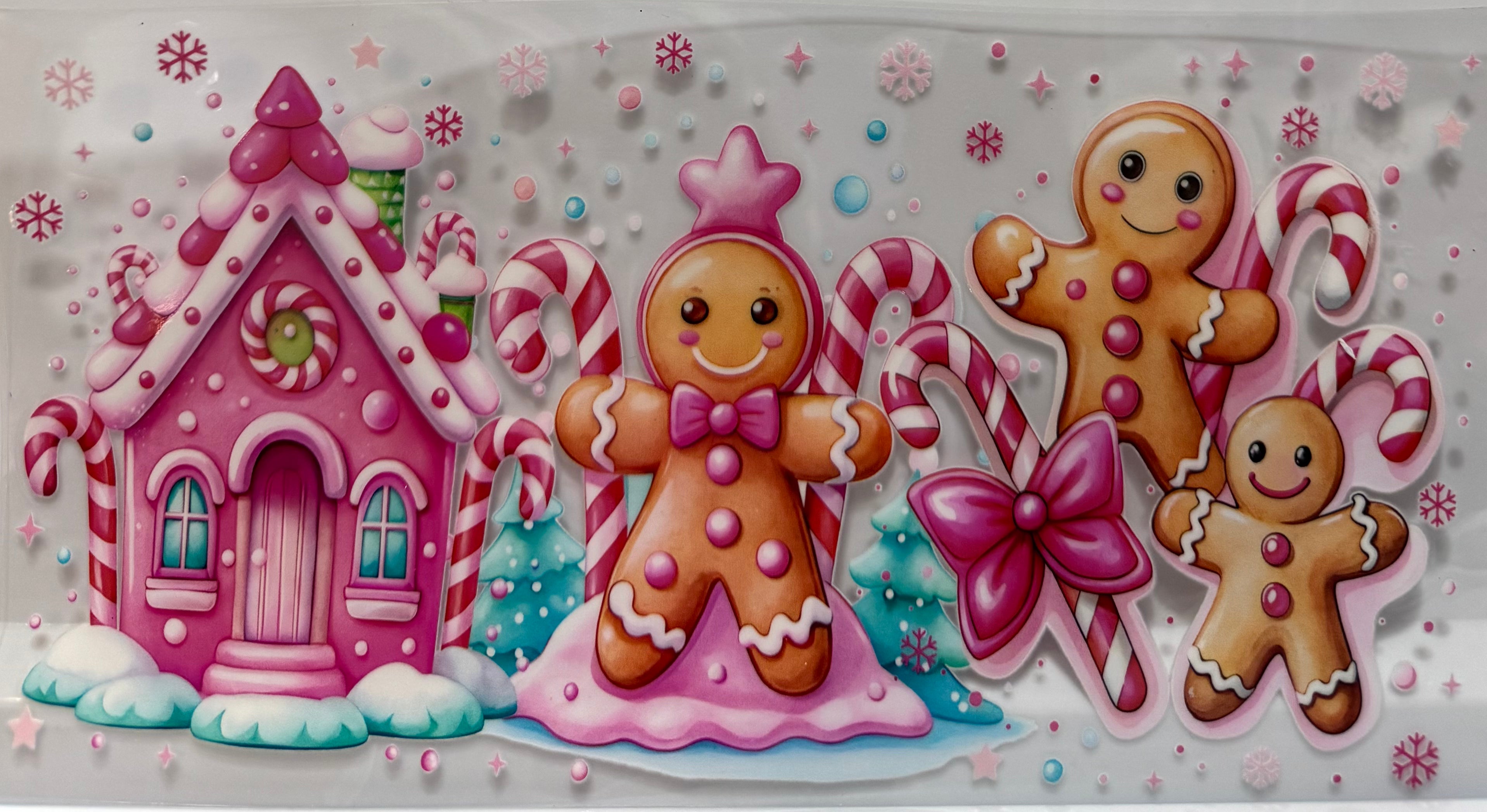 Gingerbread house wrap