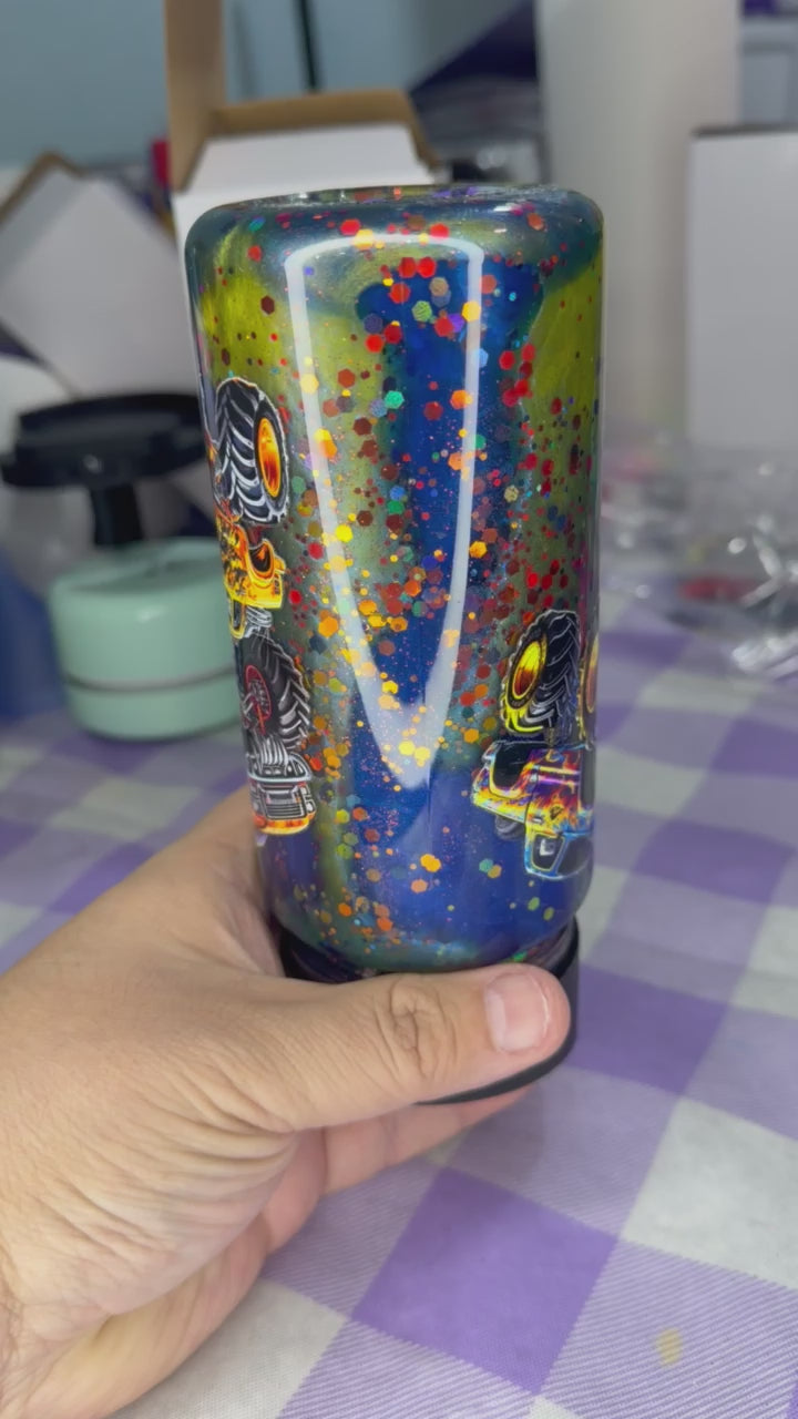 10 oz Kids Monster Truck Lava cup