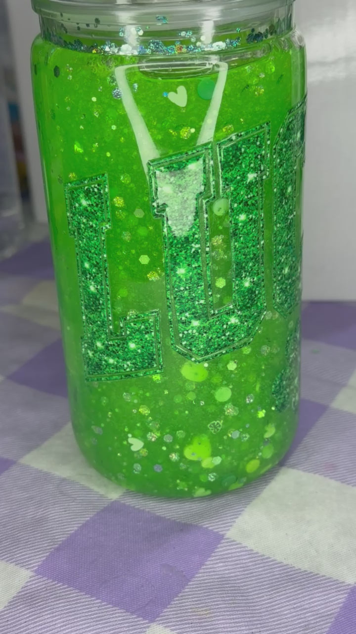 16 oz Lucky drip tumbler